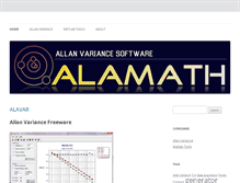 Tablet Screenshot of alamath.com